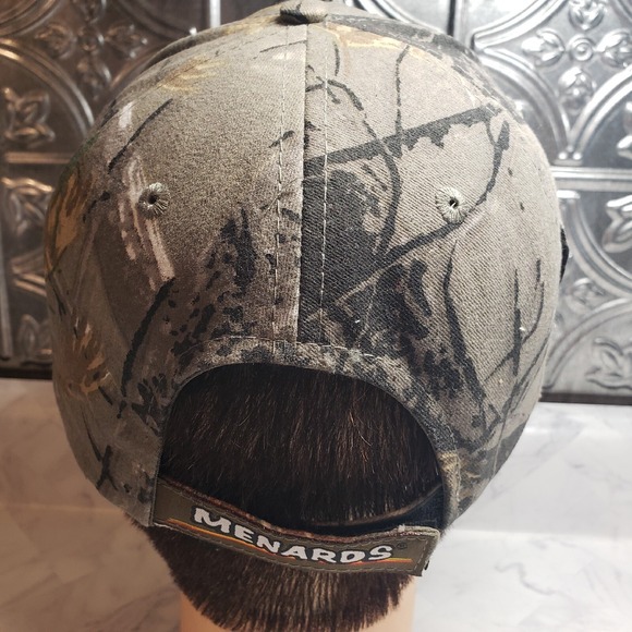 MENARDS Camouflage Master Force Owens Corning Adjustable Baseball Ball Cap Hat A - Picture 6 of 8